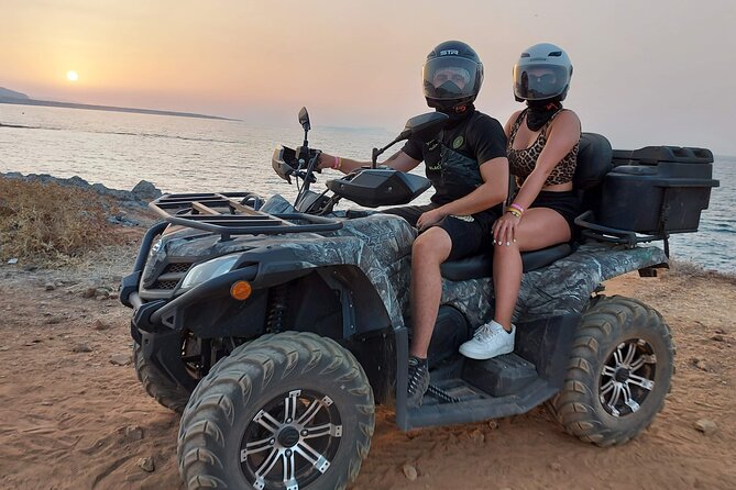 Quad Safari Off-Road Evening Tour - Milatos Cave on dirt roads: photos, herbs, and a real walk