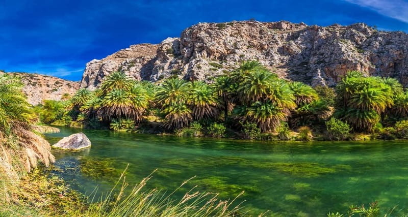 Rethymno/Chania: Preveli Beach and Kourtaliotiko Gorge Tour - A south Crete sampler: Preveli and Kourtaliotiko in one 10-hour day