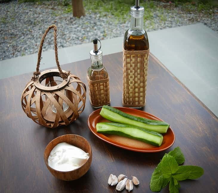 Rethymno: Chrysoula's Cretan Home Cooking Lessons - Drinks with your meal: wine early, raki later