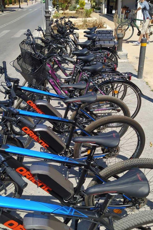 Rethymno: e-Bike Tour on the old city - Rimondi Fountain, Neratze Mosque, St. Francis, and Guora Gate