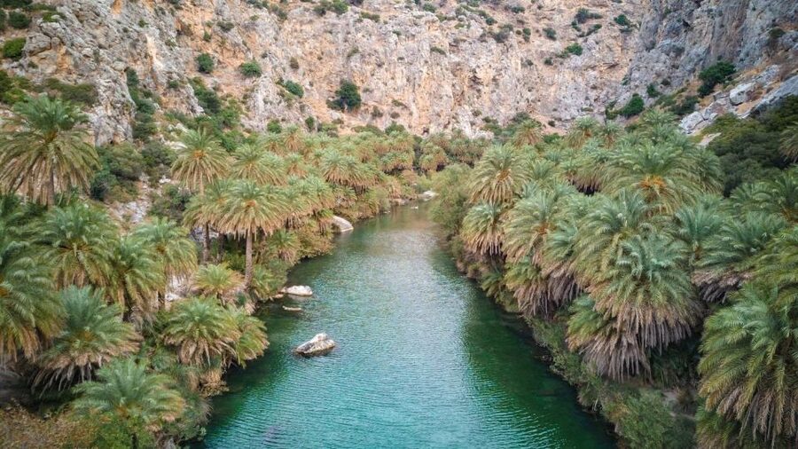 Rethymno: Preveli Beach Damnoni Beach Kourtaliotiko Day Trip - Preveli Beach: sand + river + palms (with a crowd reality check)