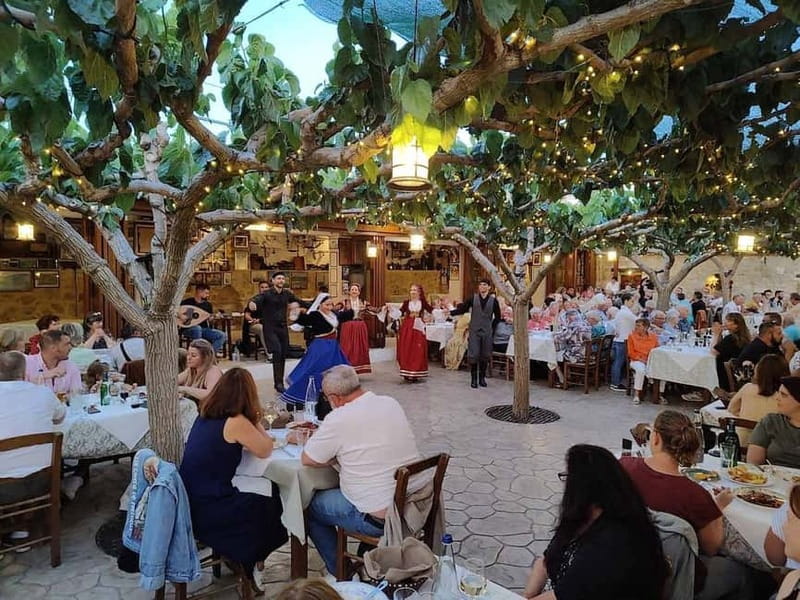 Rethymnon: Cretan Night with Dinner and Live Music - The Village Arrival and Guide Stories Before the Feast
