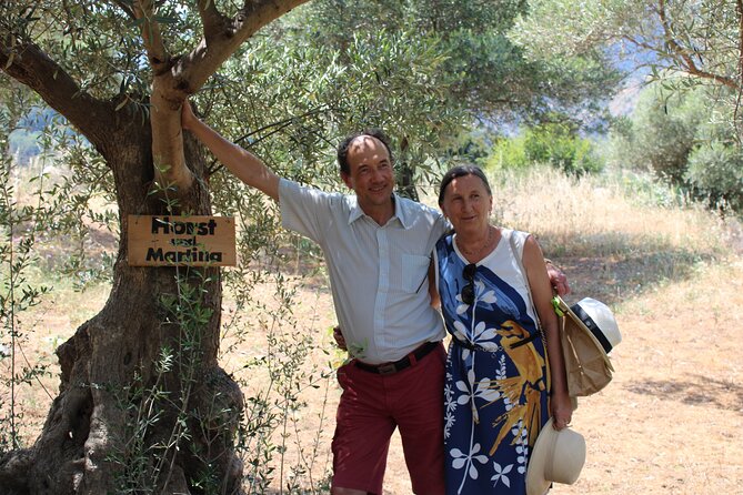 Rethymnon Olive Tree Sponsorship Protect and Plant Tour - Adding Your Name Tag, Then Toasting at the Tree