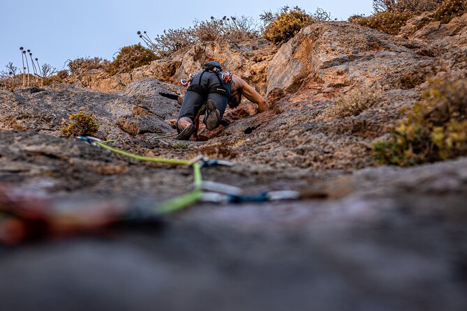 Rock Climbing on Crete with a Guide at Heraklion - The rock, the setting, and why the shade matters