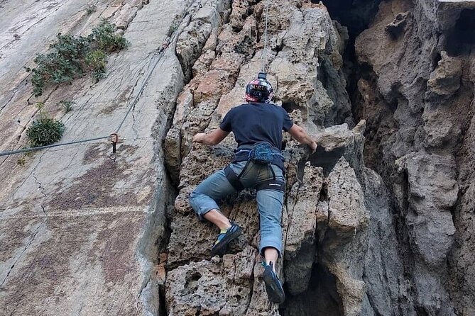 Rock Climbing on Crete with a Guide at Rethymnon, Plakias beach - Rappelling Next to Plakias Beach: The Moment Most People Remember