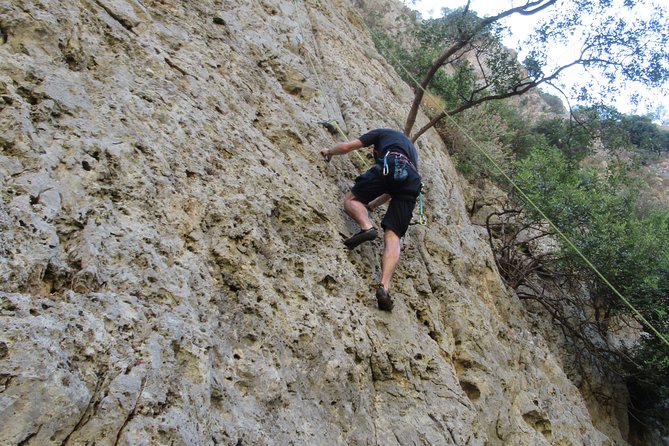 Rock Climbing with a Guide in Chania Therisos Gorge - Snacks, water, and the pace that keeps you climbing