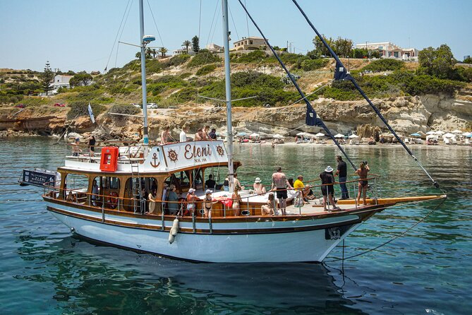 Sailing Trips with Cretan Sailing - Swimming and Snorkeling at St. George Bay and Stalis