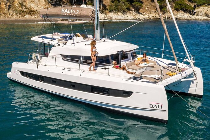 Semi Private trips Catamaran Bali from Sfakia - Stop 1: Marmara Beach for the long, lunch-friendly window