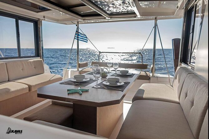 Semi Private trips Catamaran Bali from Sfakia - The boat experience: semi-private comfort that actually counts