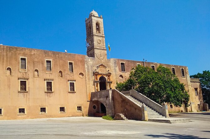 Shore Explore Chania: City Charm, Beach, Monastery & Winetasting - Price and value: $769.88 per group up to 3