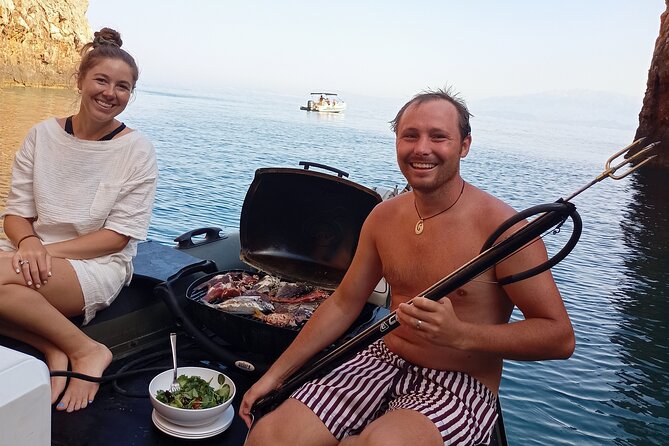 Spearfishing in Chania, Crete (price is per group) - Boat time includes a tasting, not just gear and sea