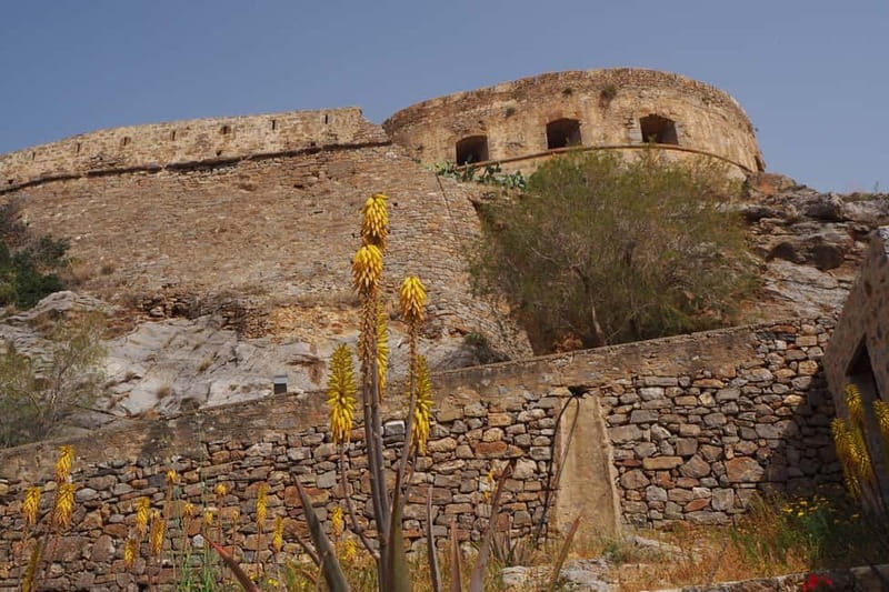 Spinalonga Boat Trip from Elounda Port - A long walk around Spinalonga: fort walls, salt, and the leper colony story