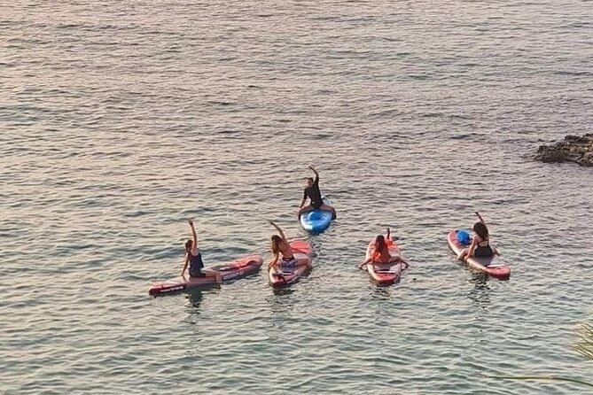 Stand up Paddle Pilates in Chania - The 1-hour session: what you’ll actually do