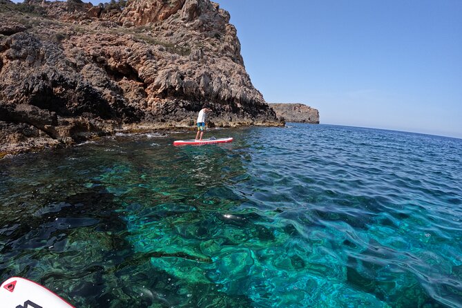 Stand-up Paddleboard Lazareta Experience Chania Crete (tour) - SUP n’ Blue to the Water: how the start sets you up
