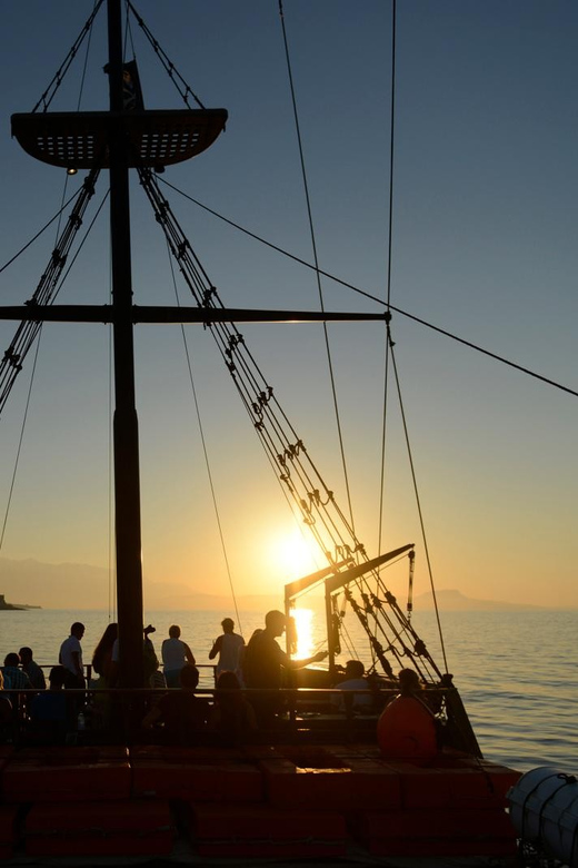Sunset cruise at St. George Bay from Hersonissos port - Wine tasting with a real sense of evening pacing