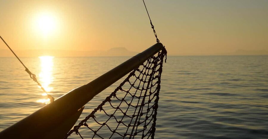 Sunset cruise at St. George Bay from Hersonissos port - The north coast of Crete view: simple, beautiful, and often overlooked