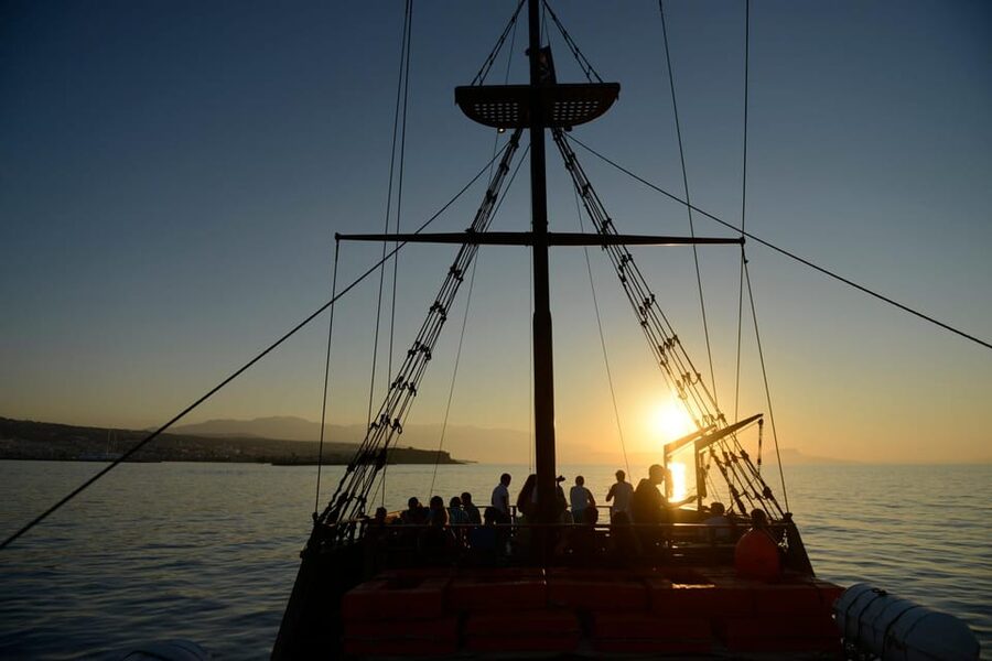 Sunset cruise at St. George Bay from Hersonissos port - What the boat experience feels like (and who should choose it)