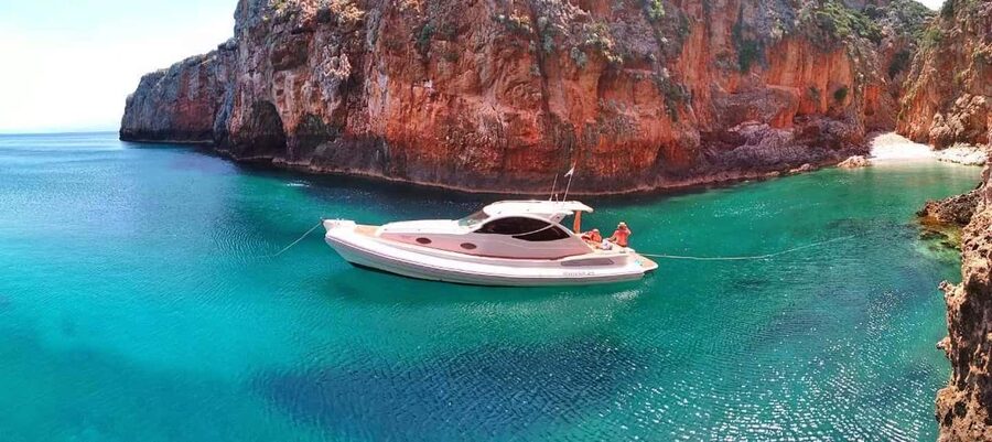 Sunset Tour with style - Stop 1: Lazaretta for guided time, swimming breaks, and snorkeling chances