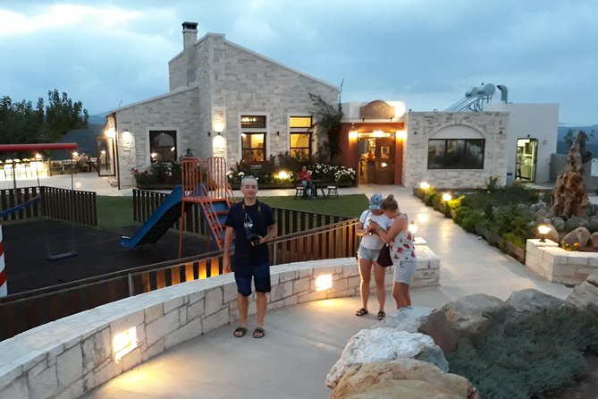 Wine & Olive Oil Tour with Lunch - Semi Private Safari Tour - Lunch with Cretan flavors and a view you can taste